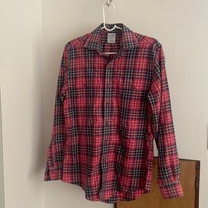S Brooks Brothers Plaid Button Up